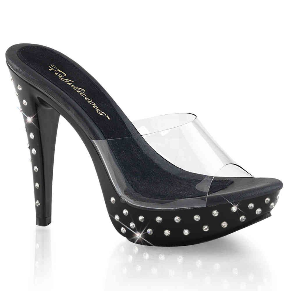 Fabulicious - COCKTAIL501SDT Mules à talon - Noir Product image